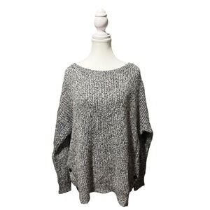 Joe Fresh oversized‎ marled knit sweater – size medium